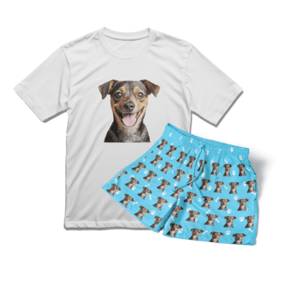 Piajama Chico - Camiseta y Pantalon Corto copia Pijama short y camiseta en piel de durazno